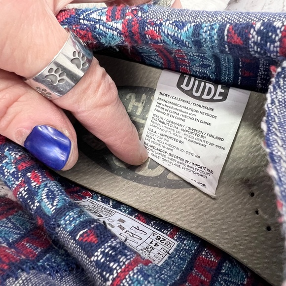 •|•HEY DUDE•| Comfort Cool Slip On Shoes Ladies Size 10 Men's Size 8 - Picture 10 of 12